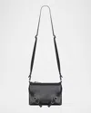 Givenchy Men's Voyou Skinny Leather And Nylon Crossbody Bag In Black
