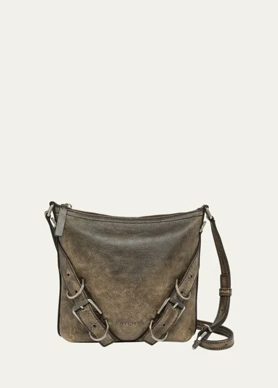 Givenchy Men's Voyou Small Crossbody Bag In Beige/brown