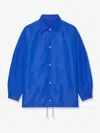 Givenchy Logo-embroidered Coach Jacket In Blue