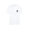 GIVENCHY MEN'S WHITE COTTON SHORT SLEEVE FRONT POCKET T-SHIRT