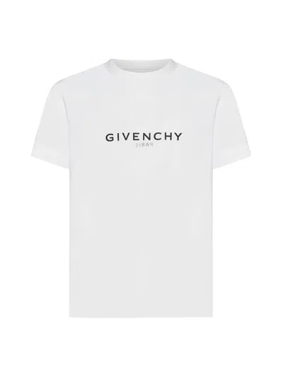 GIVENCHY GIVENCHY MEN WHITE GIVENCHY REVERSE T-SHIRT