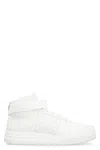 Givenchy Men's White Leather High-top Shoes For Fw23 In White