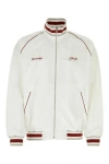 Givenchy Men White Nylon Bomber Jacket In White