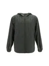 Givenchy 4g-motif Taffeta Jacket In Green