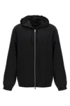 Givenchy Wool Hoodie Sweatshirt Black In Black