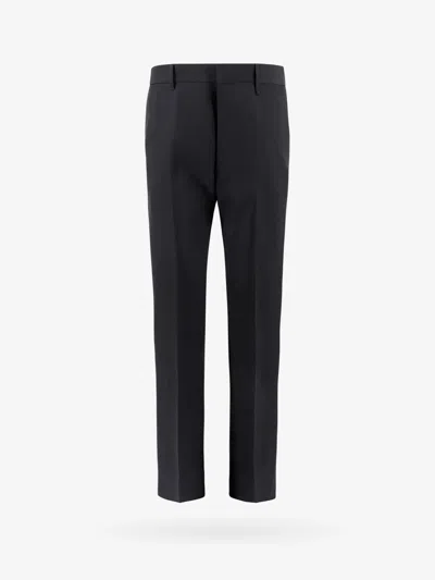 Givenchy Men Wool Trouser With Logoed Bands On The Side In Black