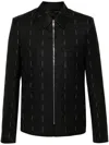 Givenchy Wool Zipped Jacket In Multicolor