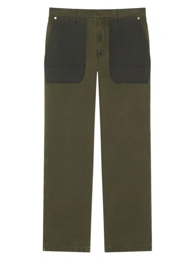 Givenchy Men's Workwear Jeans In Denim In Green