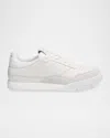 Givenchy White Calf Leather Bos Taurus Low Top Sneakers In Multi