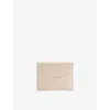 Givenchy Mens Beige Monogram Leather Card Holder In Sand