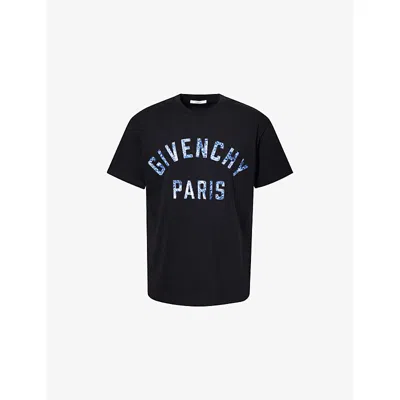 Givenchy Black Crew Neck T-shirts