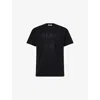 Givenchy Men Cotton T-shirt In Black