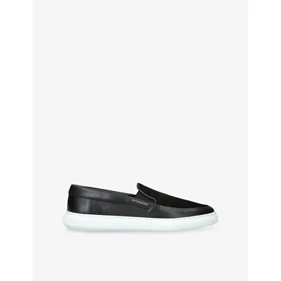 Givenchy Mens Black G Set Leather Low-top Slip-ons Eur 40 / 6 Uk
