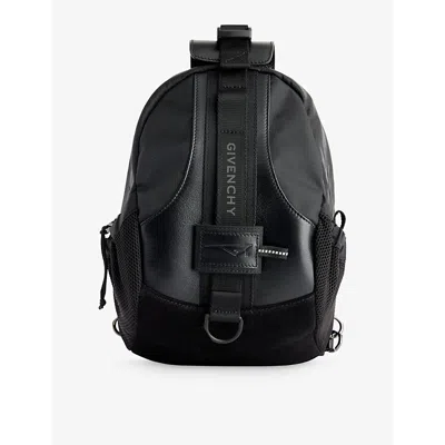 Givenchy Mens Black G-trail Shell Cross-body Bag