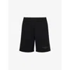 Givenchy Mens Black Relaxed-fit Logo-print Cotton-jersey Shorts Xl In Black