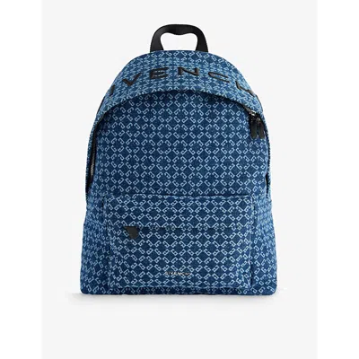 Givenchy Mens Dark Blue Essential U Denim Backpack