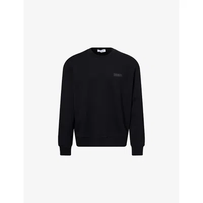 Givenchy Mens American Couture Appliqué Logo Sweatshirt Black Xl