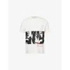 Givenchy T-shirt In Cotton With Photographic Negative Print In White