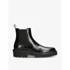 Givenchy Chelsea Boots In Brushed Calf Leather In Black