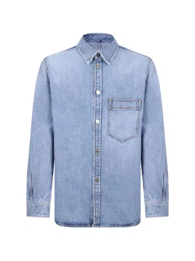 Givenchy Overshirt In Light Blue