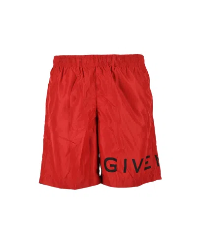 Givenchy Mens Red Swimsuit
