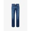 Givenchy Mens Dark Blue Regular-fit Straight-leg Denim Jeans In Blue