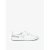 Givenchy G Move White Low Top Sneakers With Logo Detail On The Side In Leather Man In White/comb