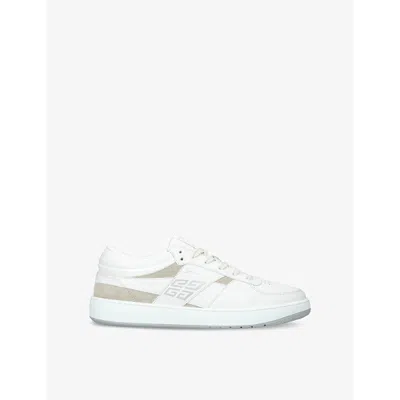 GIVENCHY MENS GIVENCHY G MOVE LEATHER AND SUEDE LOW-TOP TRAINERS