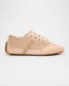 Givenchy Mesh And Suede Slim Low-top Sneakers In Pink