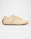 Givenchy Mesh And Suede Slim Low-top Sneakers In Neutral