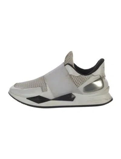 Pre-owned Givenchy Mesh Colorblock Pattern Athletic Sneakers In Neutral