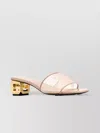 Givenchy Mesh G Cube Mules With Gold-tone Heel