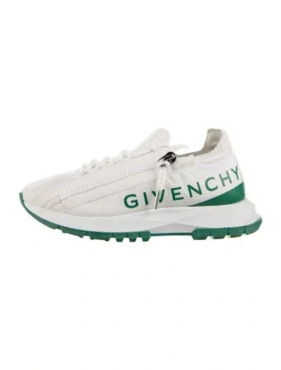 Pre-owned Givenchy Mesh Graphic Print Athletic Sneakers In White