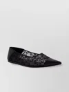 Givenchy Mesh Pointed Ballerina Shoes