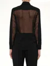 Givenchy Mesh Shirt In Black