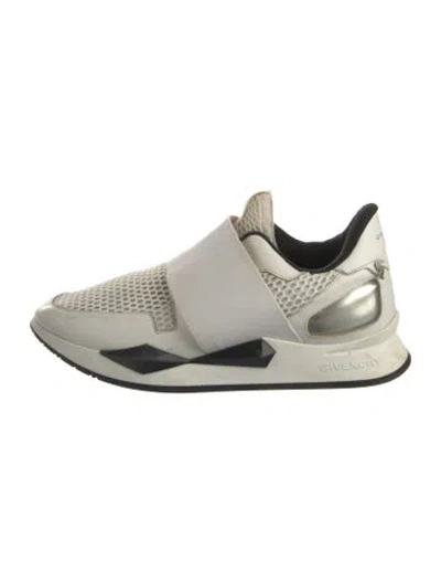 Pre-owned Givenchy Mesh Sock Sneakers In White