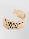 Givenchy Metal And Enamel Open Cuff Earrings In Gold