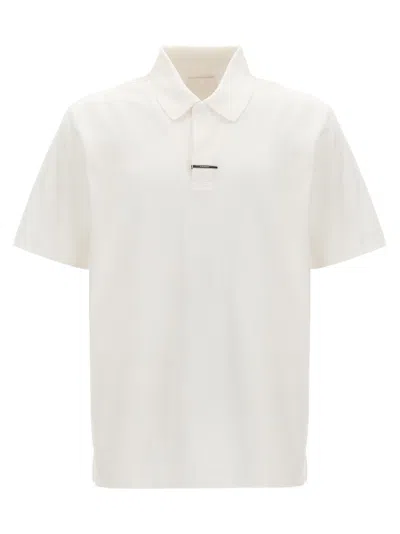 Givenchy Clip Metal Polo Shirt In White