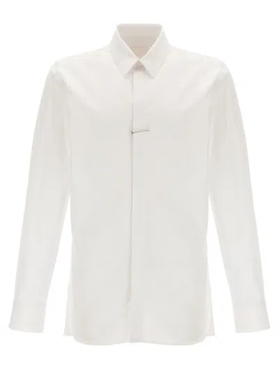 Givenchy Metal Clip Shirt In White
