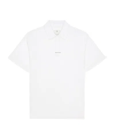 Givenchy Metal Clip Short-sleeved Polo Shirt In White