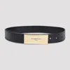 Givenchy Adjustable Belt Gold-tone Buckle In Black
