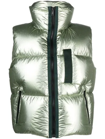 GIVENCHY METALLIC-FINISH DOWN GILET