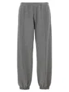Givenchy Metallic Logo Joggers In Gray