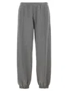 Givenchy Metallic Logo Joggers In Gray