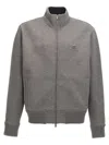 Givenchy Grey Metallic Logo Sweatshirt In Gray