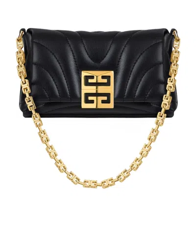 Givenchy Micro 4g Soft Shoulder Bag In Black