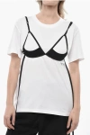 Givenchy Micro Bra With Laces In White
