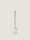Givenchy Micro Evening Clutch In Metal Leather With Chain In Multi