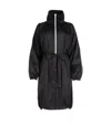 Givenchy Mid-length Belted Raincoat In Black