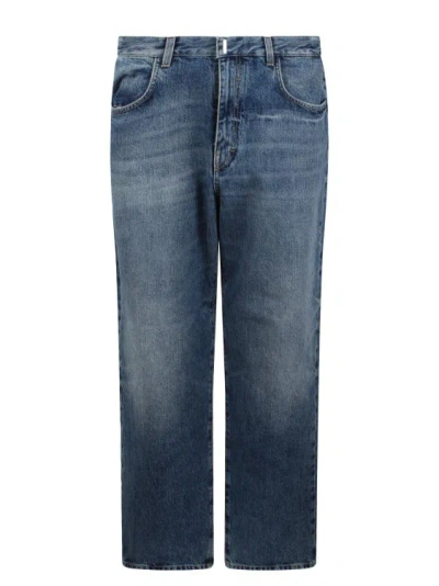 Givenchy Mid-rise Denim Trousers In Blue